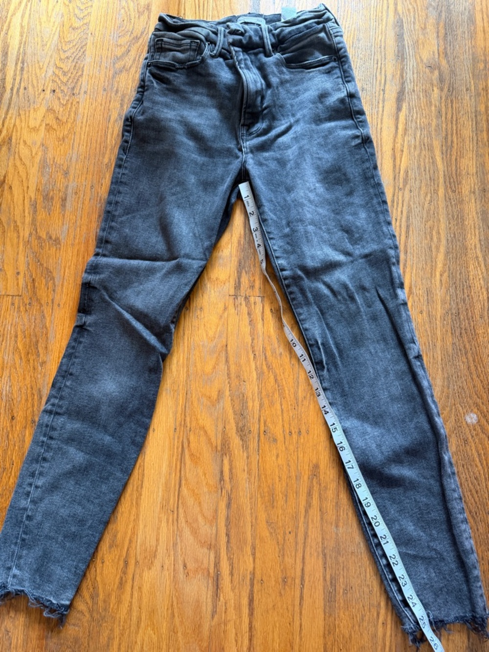 Good American Dark Gray Skinny Jeans